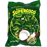 Los mejores  - SUPER TURRON SUPERCOCO ALL NATURAL COCONUT CANDY 50 COUNT by Supercoco